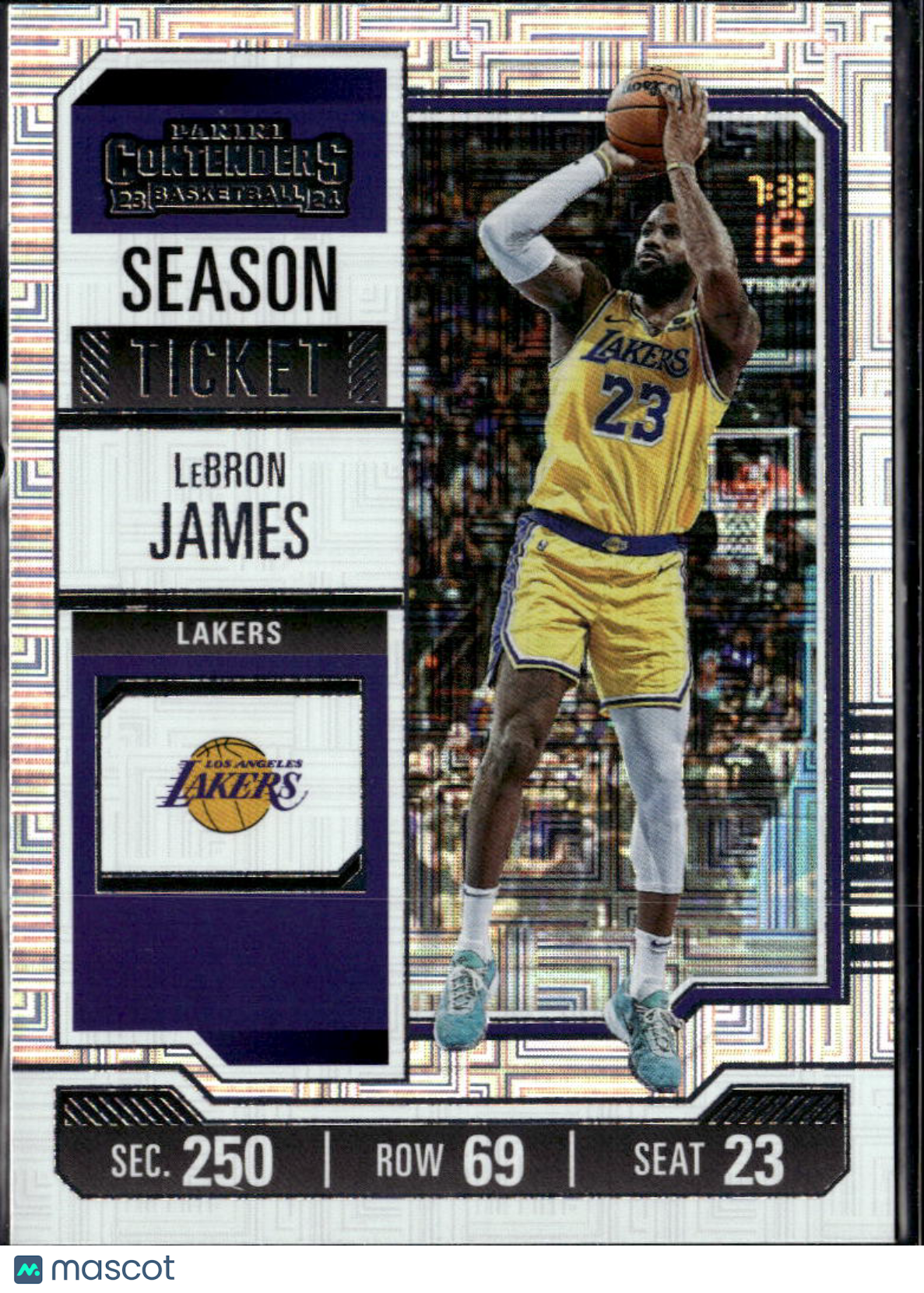 LeBron James 2023-24 Contenders Holo Los Angeles Lakers