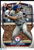 Wyatt Langford 2023 Bowman 1st Rookie RC Texas Rangers