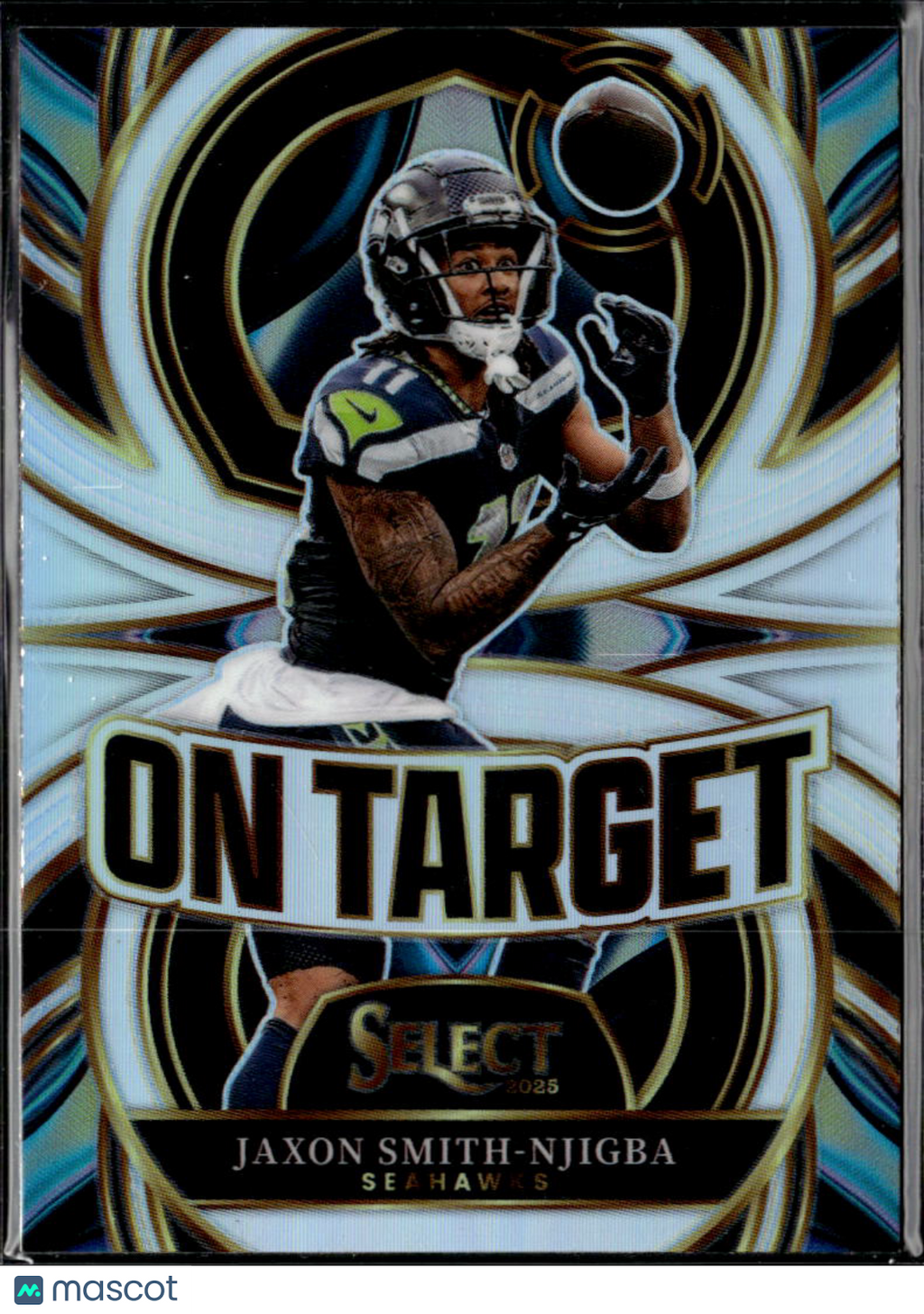 Jaxon Smith-Njigba 2025 Select On Target Silver Prizm Seattle Seahawks