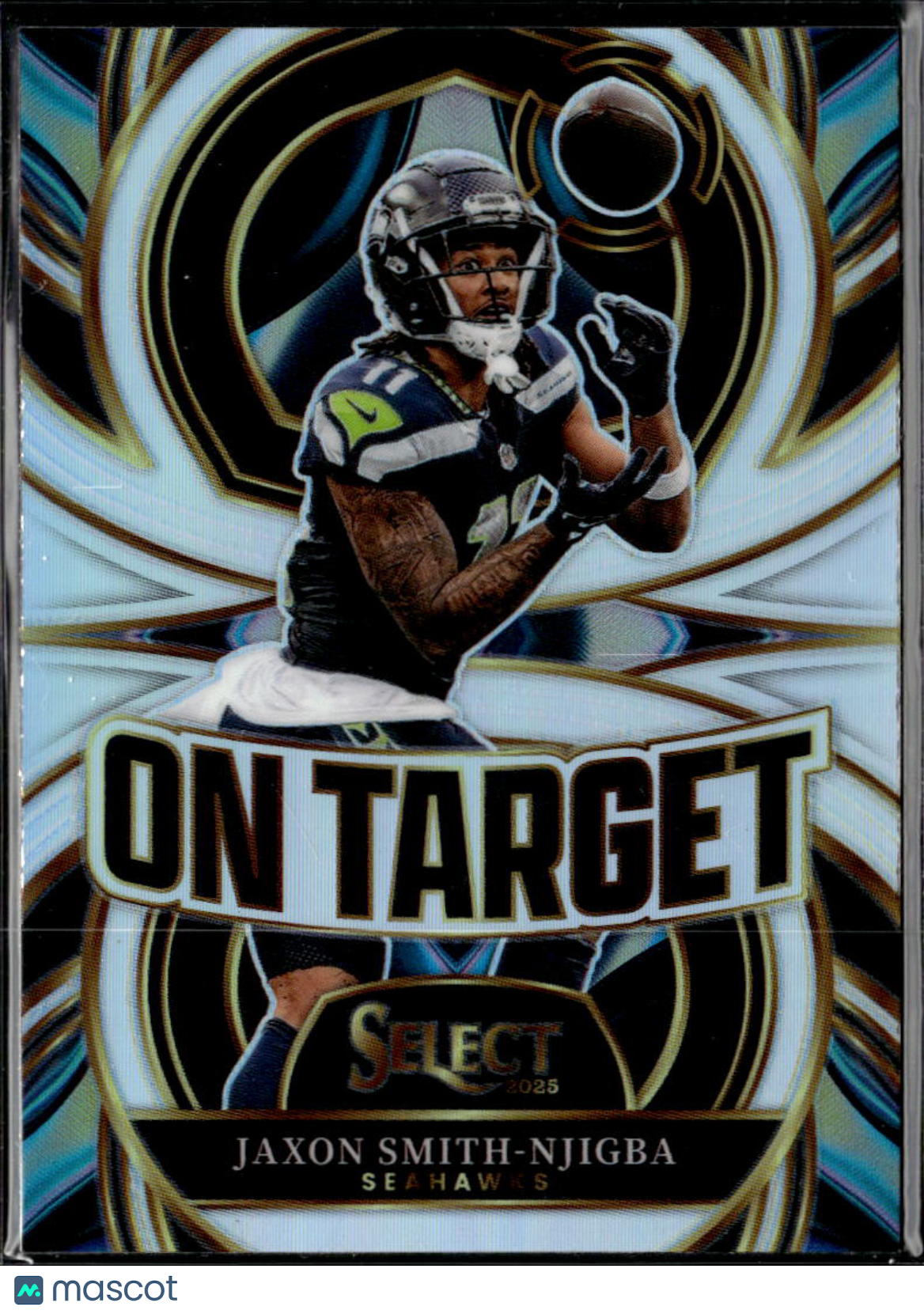 Jaxon Smith-Njigba 2025 Select On Target Silver Prizm Seattle Seahawks