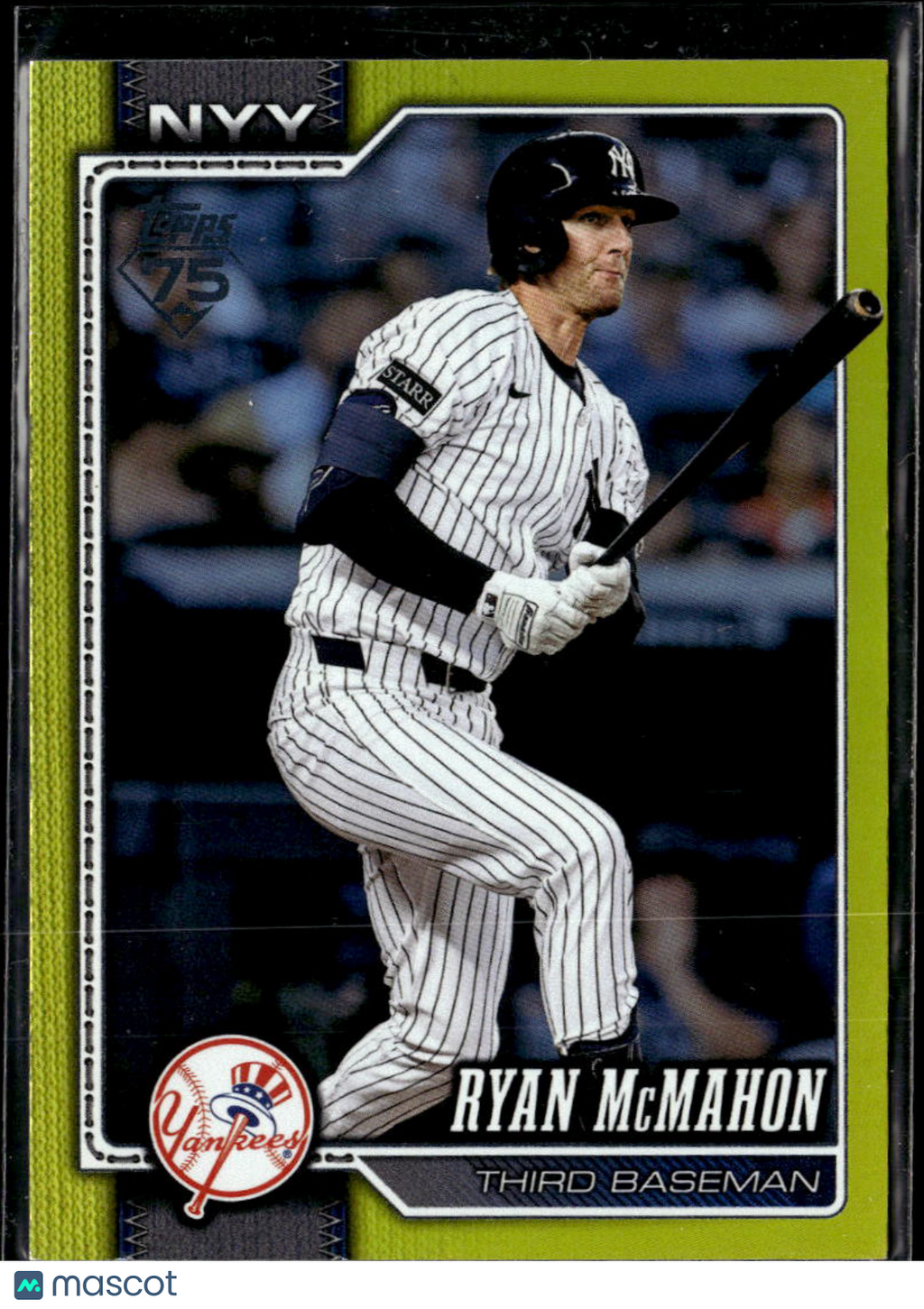 Ryan McMahon 2026 Topps Series One Yellow /399 New York Yankees