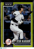 Ryan McMahon 2026 Topps Series One Yellow /399 New York Yankees