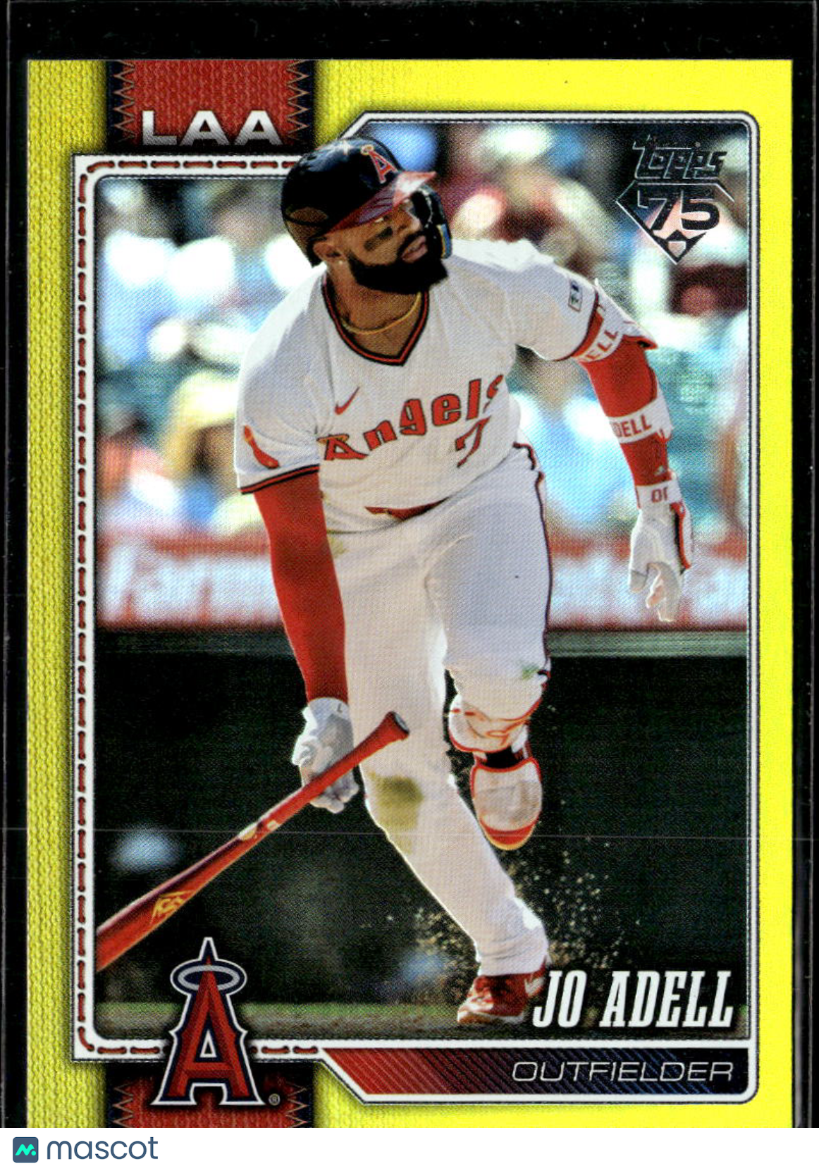 Jo Adell 2026 Topps Yellow Border /399 Los Angeles Angels
