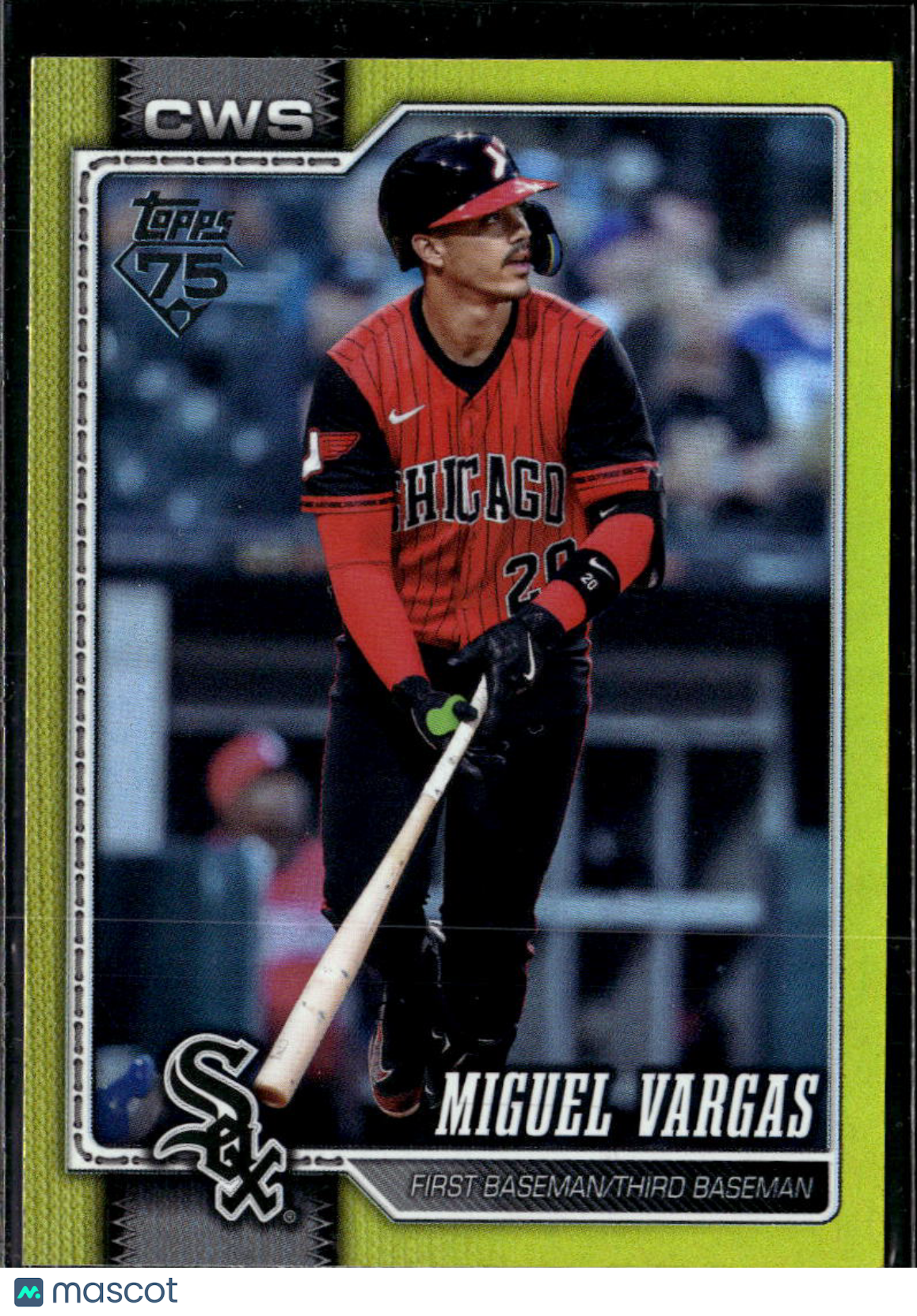 Miguel Vargas 2026 Topps Yellow /399 Chicago White Sox