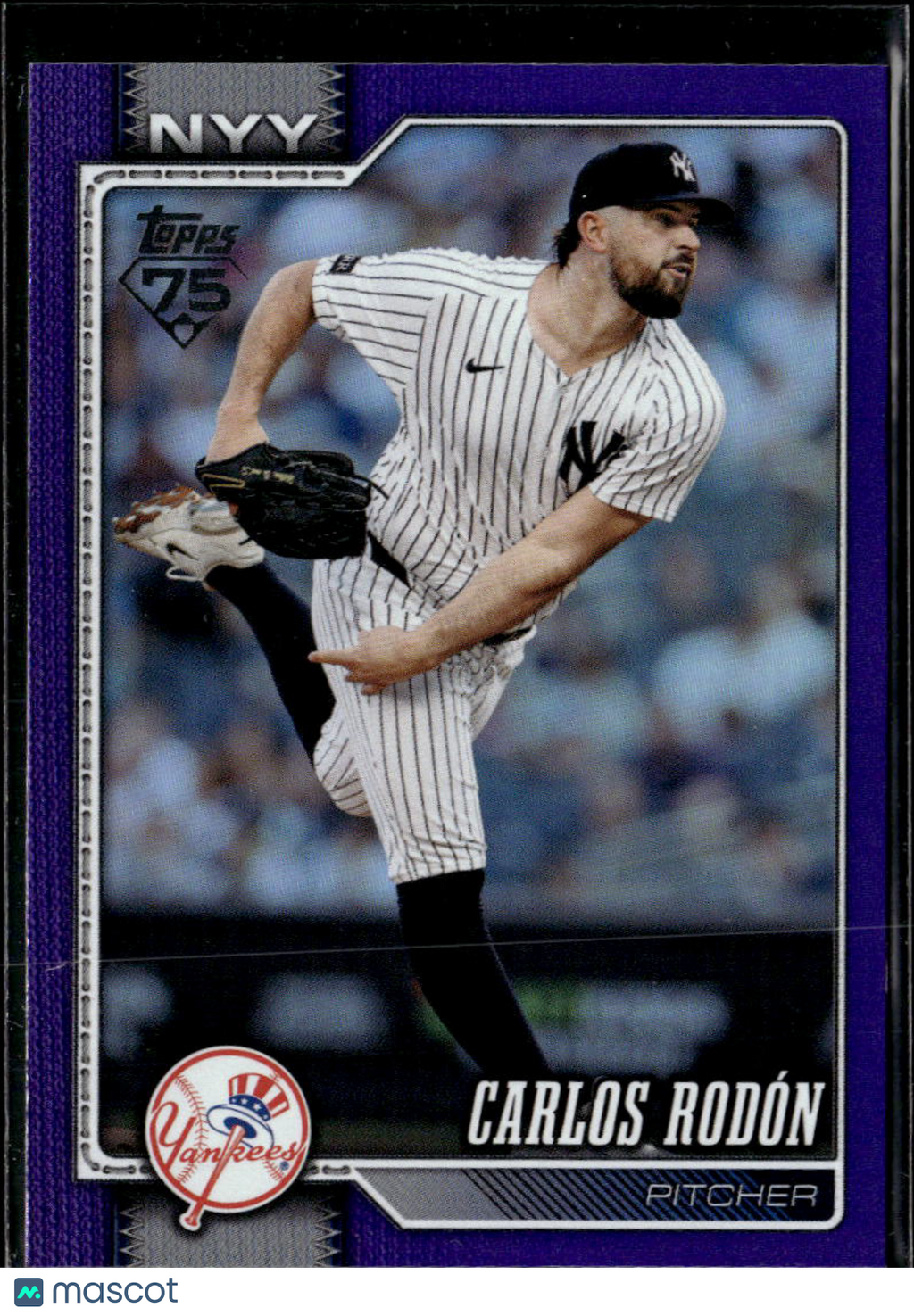 Carlos Rodón 2026 Topps Series One Purple /250 New York Yankees