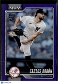 Carlos Rodón 2026 Topps Series One Purple /250 New York Yankees