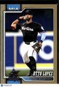 Otto Lopez 2026 Topps Series One Gold /2026 Miami Marlins