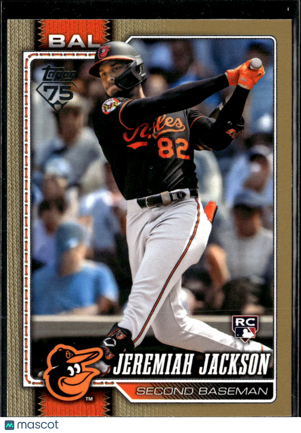 Jeremiah Jackson 2026 Topps Series One RC /2026 Baltimore Orioles