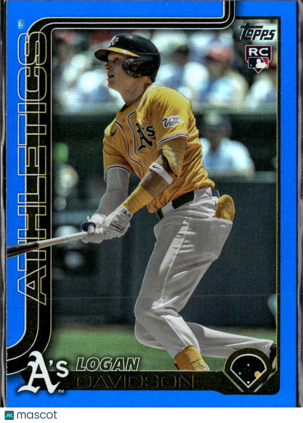 Logan Davidson 2025 Topps Update Series RC Blue /150 Oakland Athletics