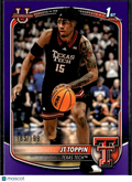 JT Toppin 2025 Bowman 1st Purple 185/199 Texas Tech Red Raiders
