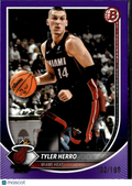 Tyler Herro 2025 Bowman Purple 192/199 Miami Heat