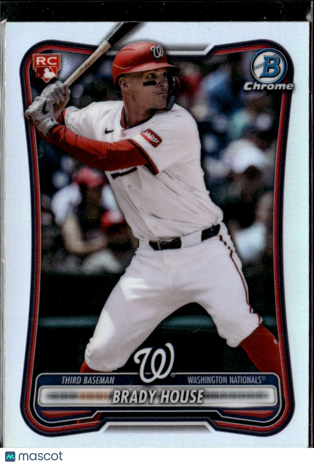 Brady House 2026 Bowman Chrome Red Rookie RC Washington Nationals