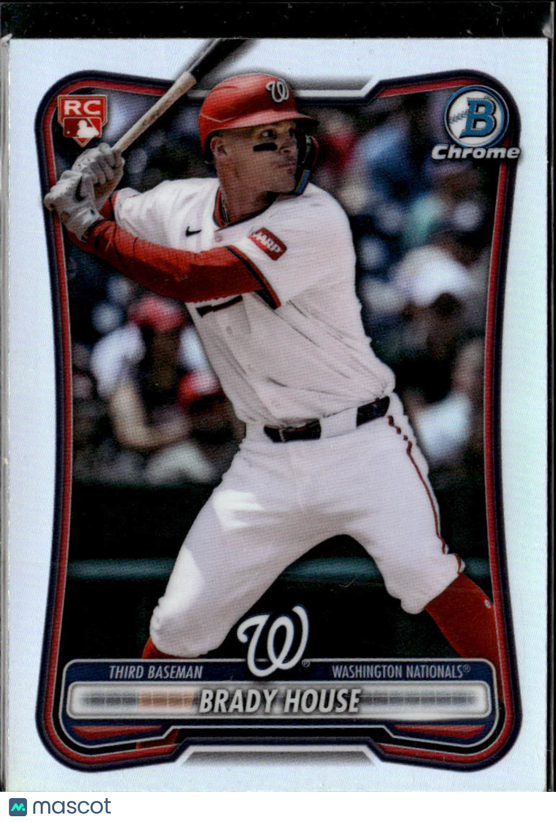 Brady House 2026 Bowman Chrome Red Rookie RC Washington Nationals