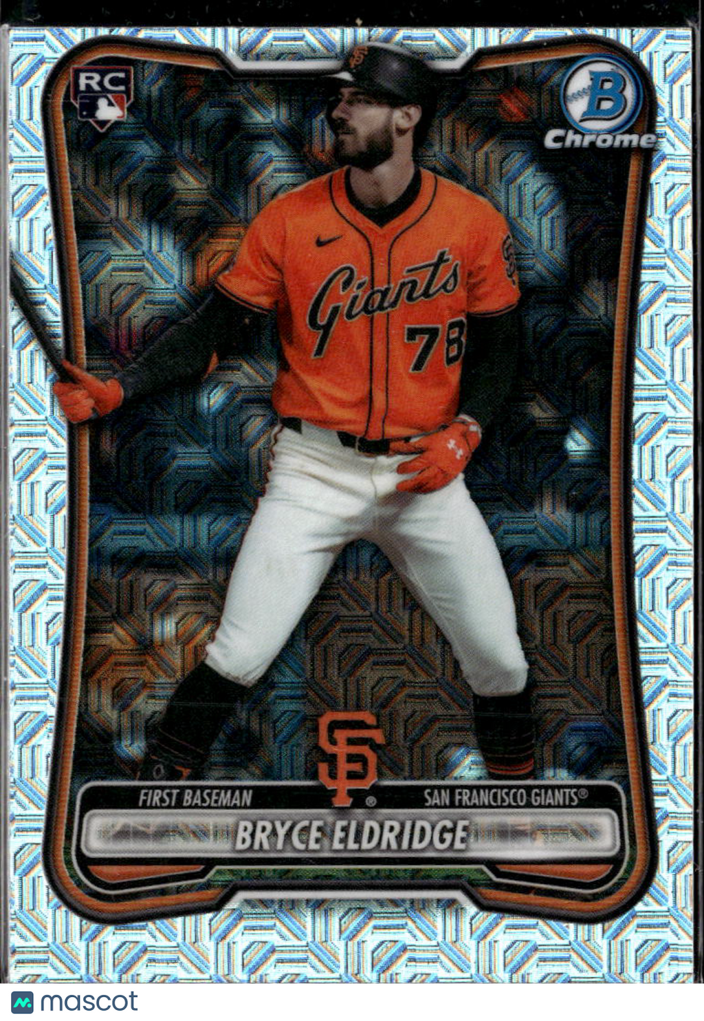 Bryce Eldridge 2026 Bowman Chrome RC Mega Box Mojo Refractor Giants