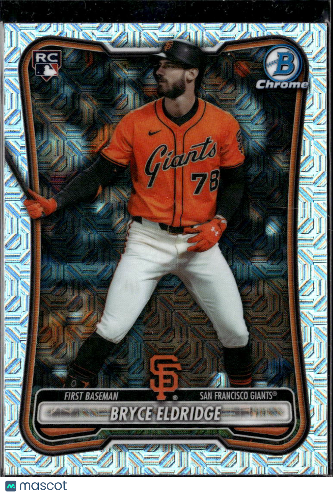 Bryce Eldridge 2026 Bowman Chrome RC Mega Box Mojo Refractor Giants