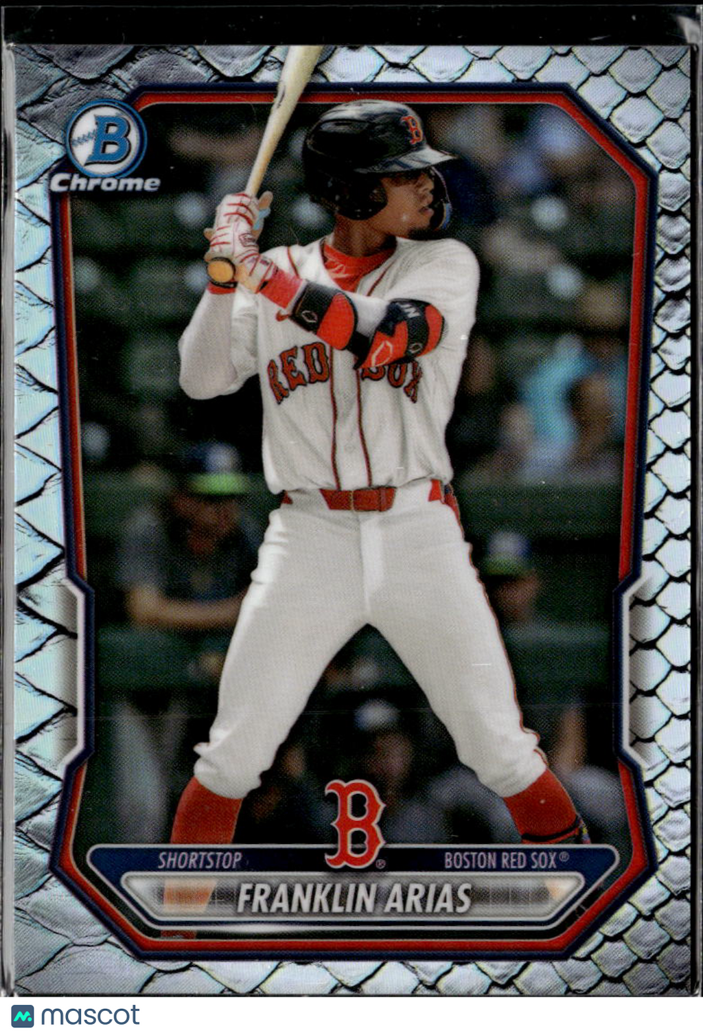 Franklin Arias 2026 Bowman Chrome Reptilian Boston Red Sox