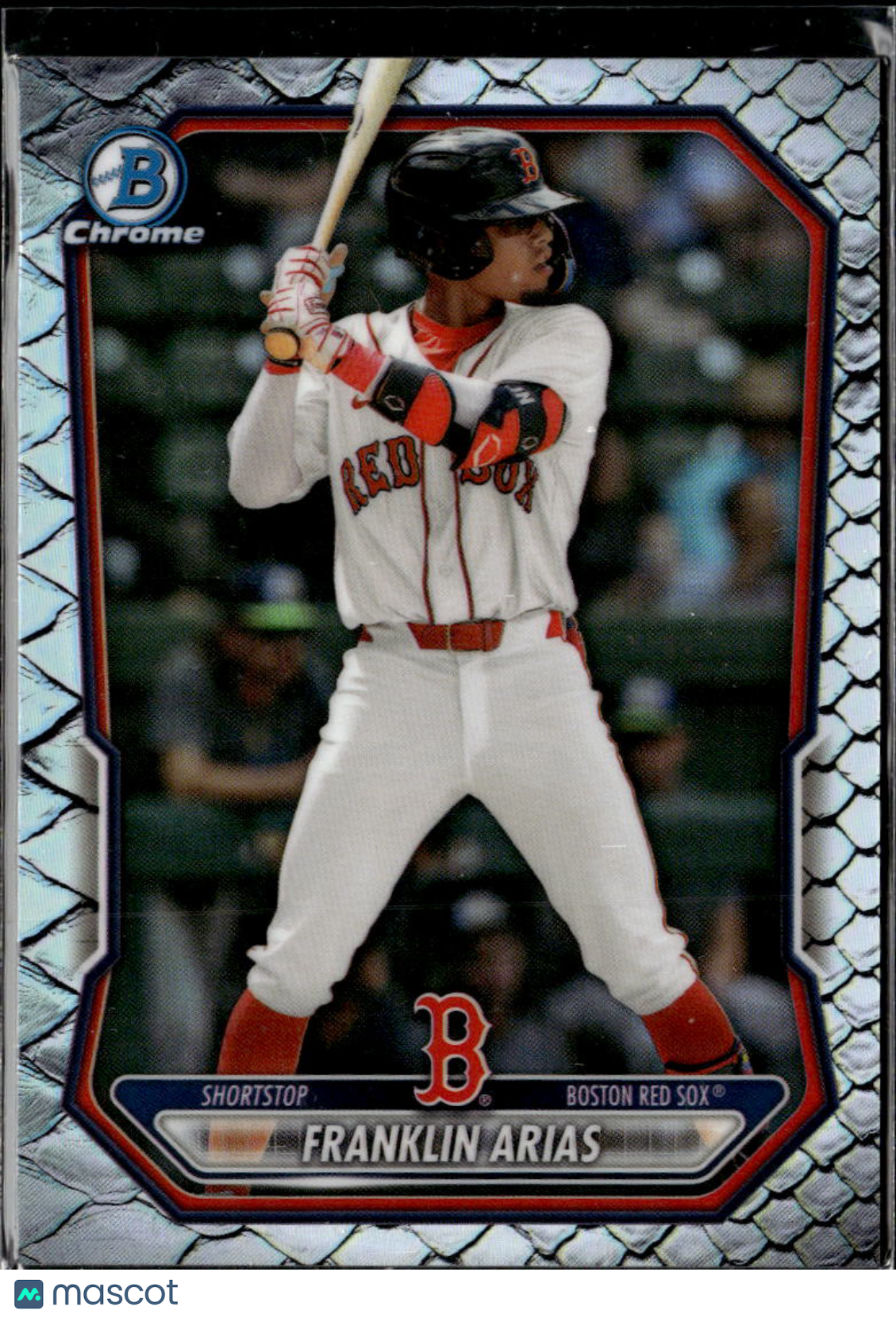 Franklin Arias 2026 Bowman Chrome Reptilian Boston Red Sox