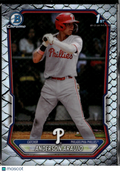 Anderson Araujo 2026 Bowman Chrome 1st Reptilian Philadelphia Phillies