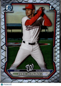 Daniel Hernandez 2026 Bowman Chrome Reptilian Refractor Washington Nationals