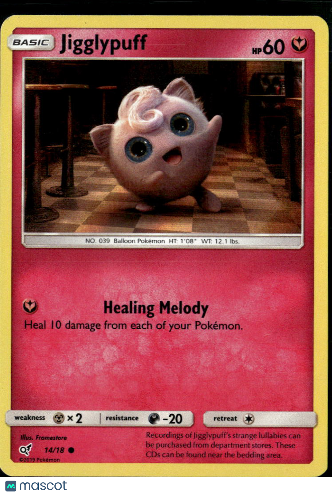 Jigglypuff 2019 Detective Pikachu Holo #14/18