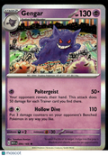 Gengar 2023 Scarlet & Violet 151 Holo Rare #94/165