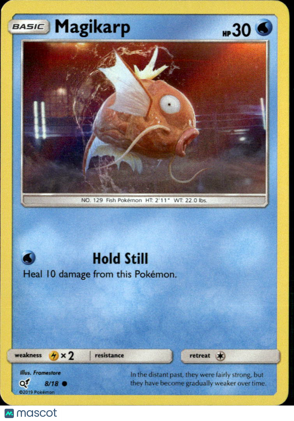 Magikarp 2019 Detective Pikachu Holo #8/18