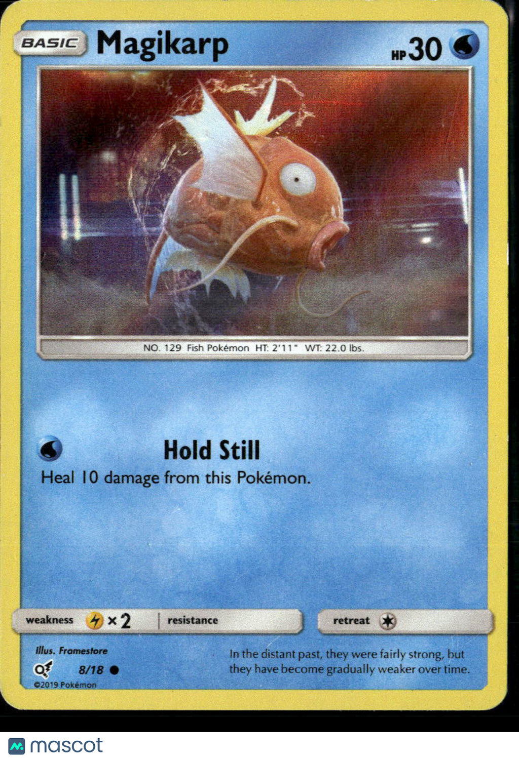 Magikarp 2019 Detective Pikachu Holo #8/18