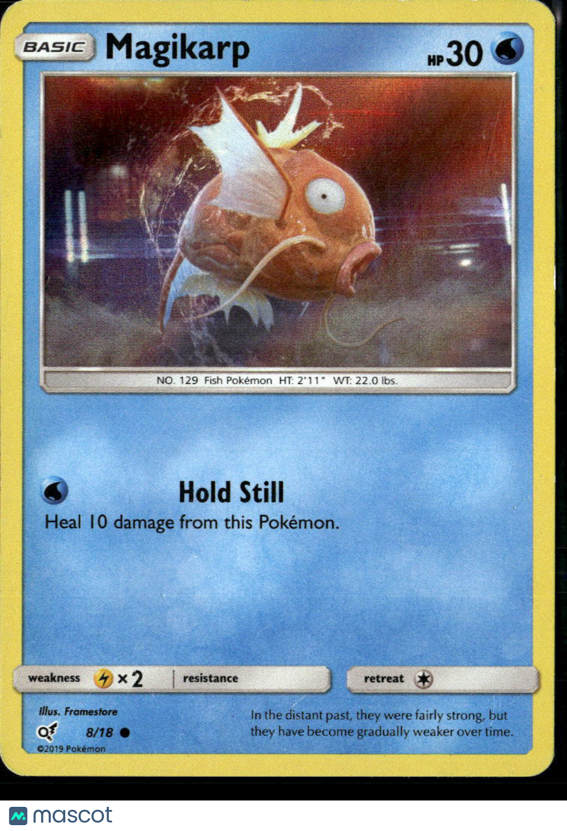 Magikarp 2019 Detective Pikachu Holo #8/18