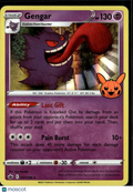 Gengar 2021 Chilling Reign Holo Rare #57/198