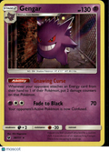 Gengar 2018 Crimson Invasion Holo Rare #38/111