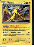 Raikou 2015 BREAKthrough Holo Rare #55/162