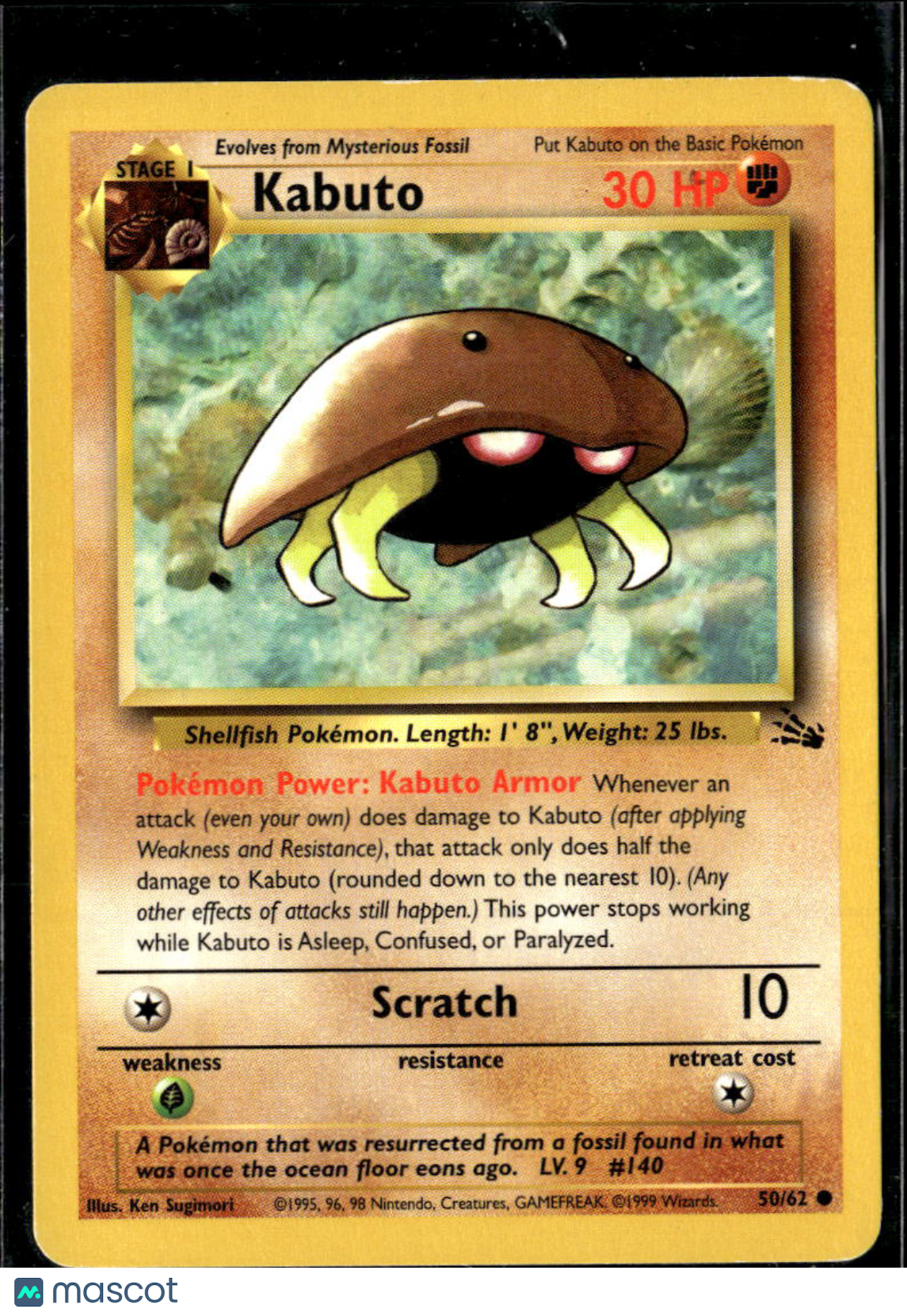 Kabuto 1999 Fossil #50/62