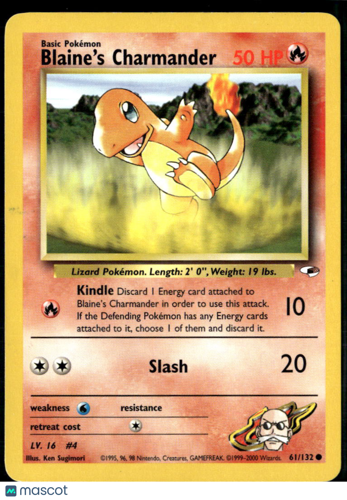Blaine's Charmander 2000 Gym Challenge #61/132