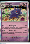 Gengar 2023 Scarlet & Violet 151 Reverse Holo Rare #94/165
