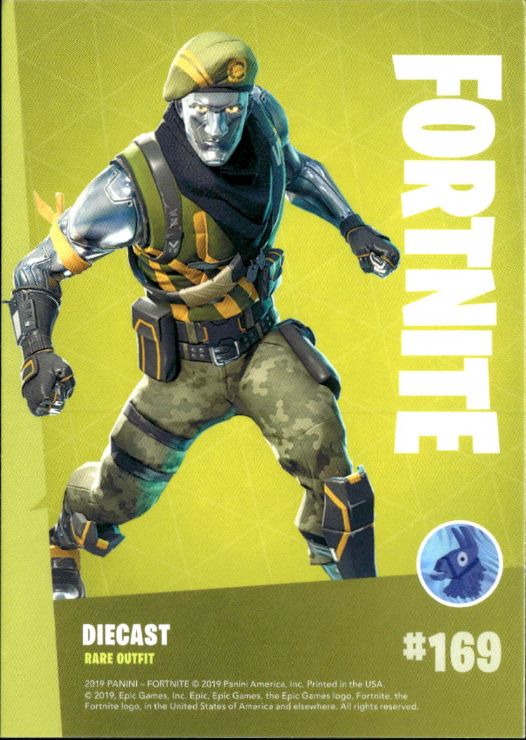 2019 Panini Fortnite #169 Diecast rare outfit