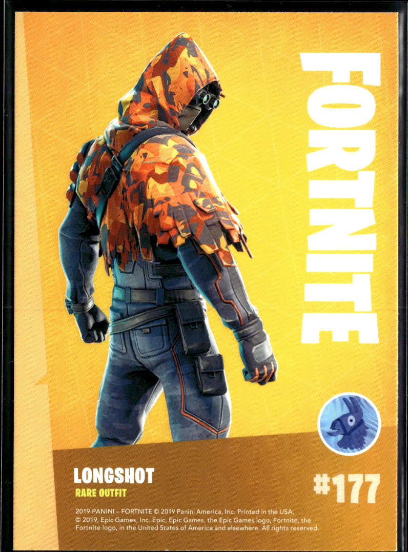 2019 Panini Fortnite Series 1 #177 Longshot rare outfit