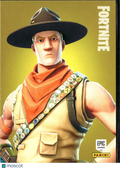 2019 Panini Fortnite #195 Sash sargeant rare outfit