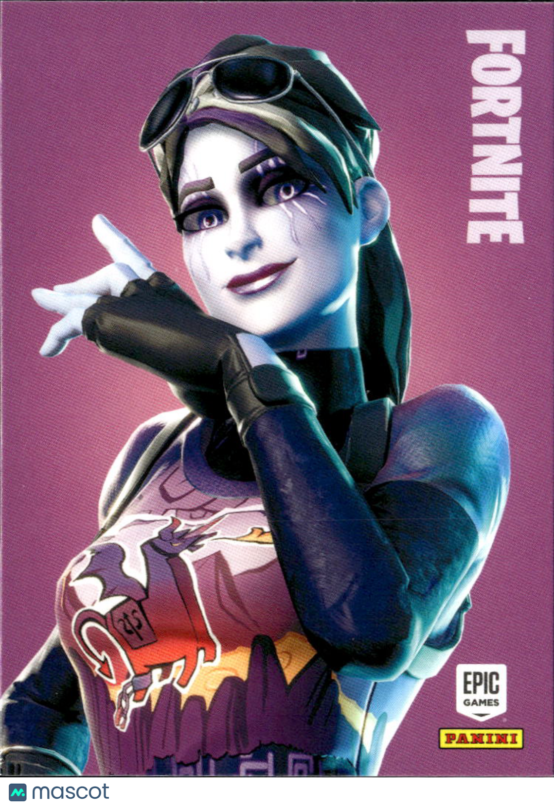 2019 Panini Fortnite #166 dark bomber rare outfit
