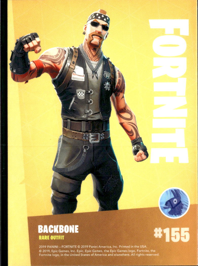 2019 Panini Fortnite Chopper Series 1 Rare Outfit #155