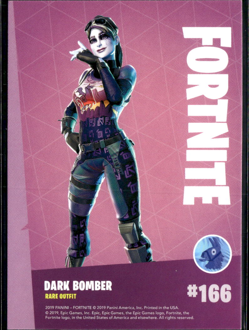 2019 Panini Fortnite Series 1 #166 Dark bomber rare outfit
