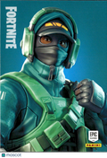 2019 Panini Fortnite #190 Reflex rare outfit