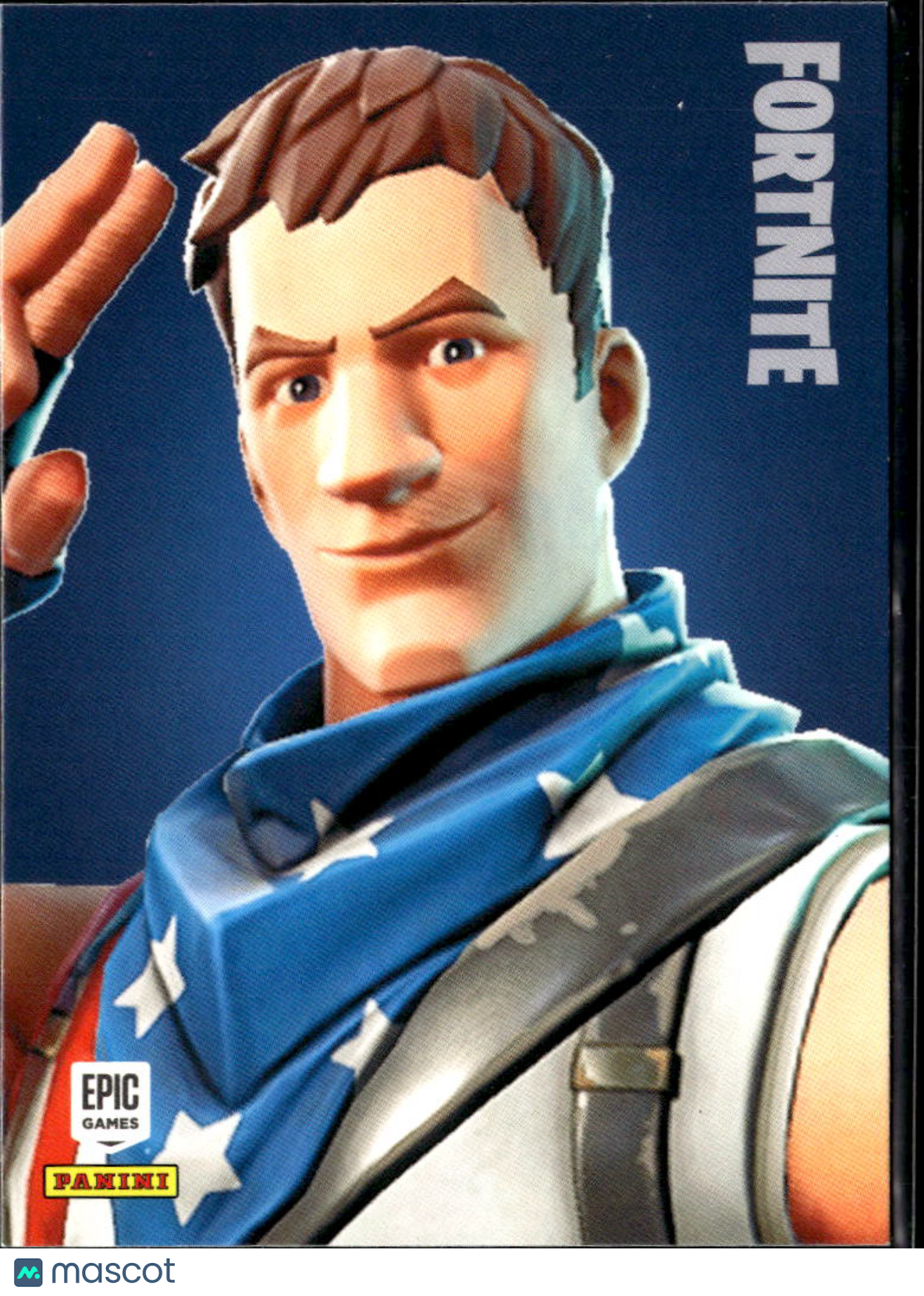 2019 Panini Fortnite #142 Star spangled trooper uncommon outfit