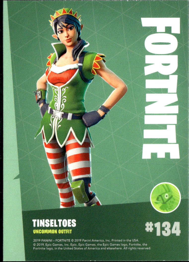 2019 Panini Fortnite Series 1 #134 Tinseltoes uncommon outfit