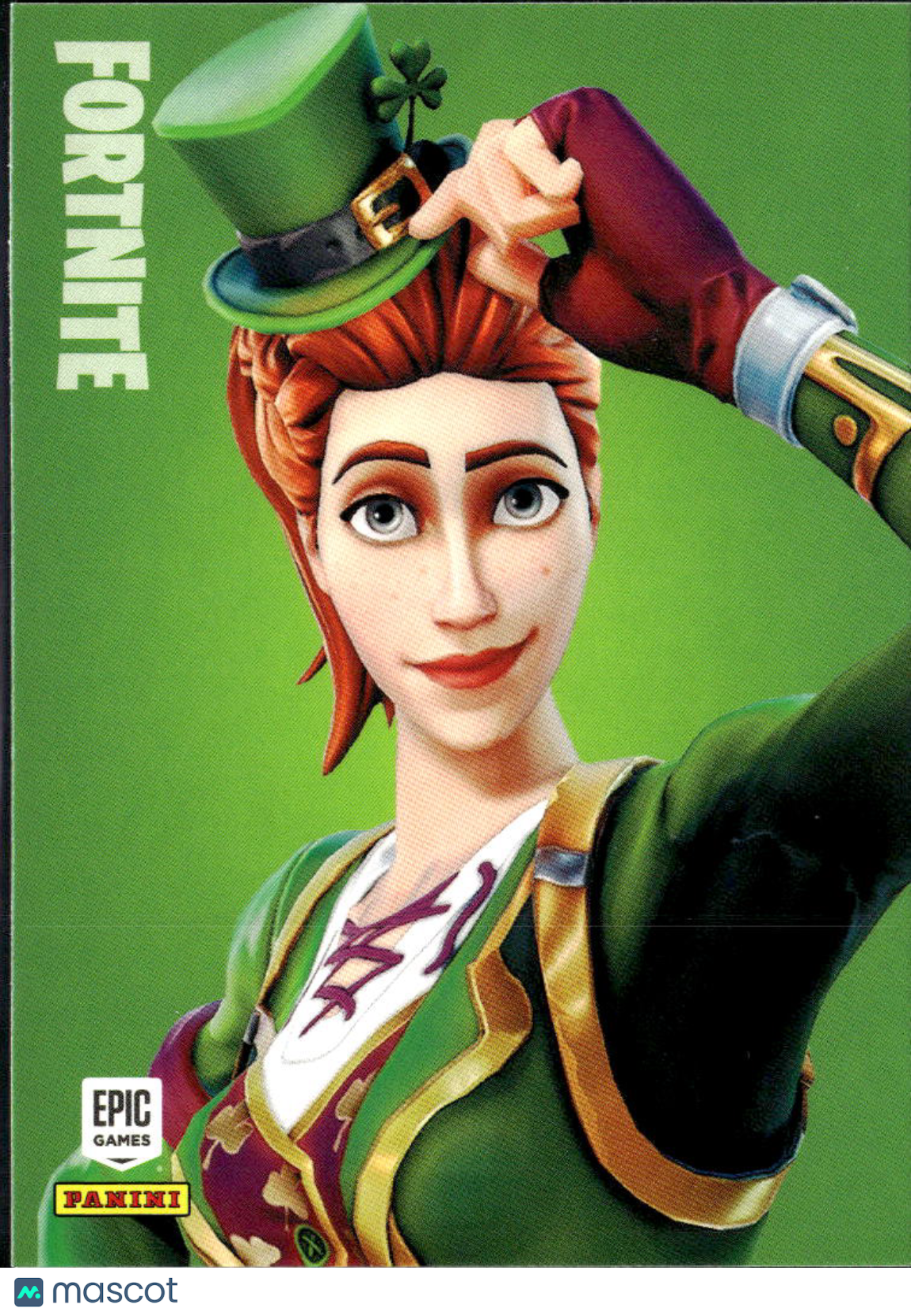 2019 Panini Fortnite #140 Sgt. Green clover uncommon outfit