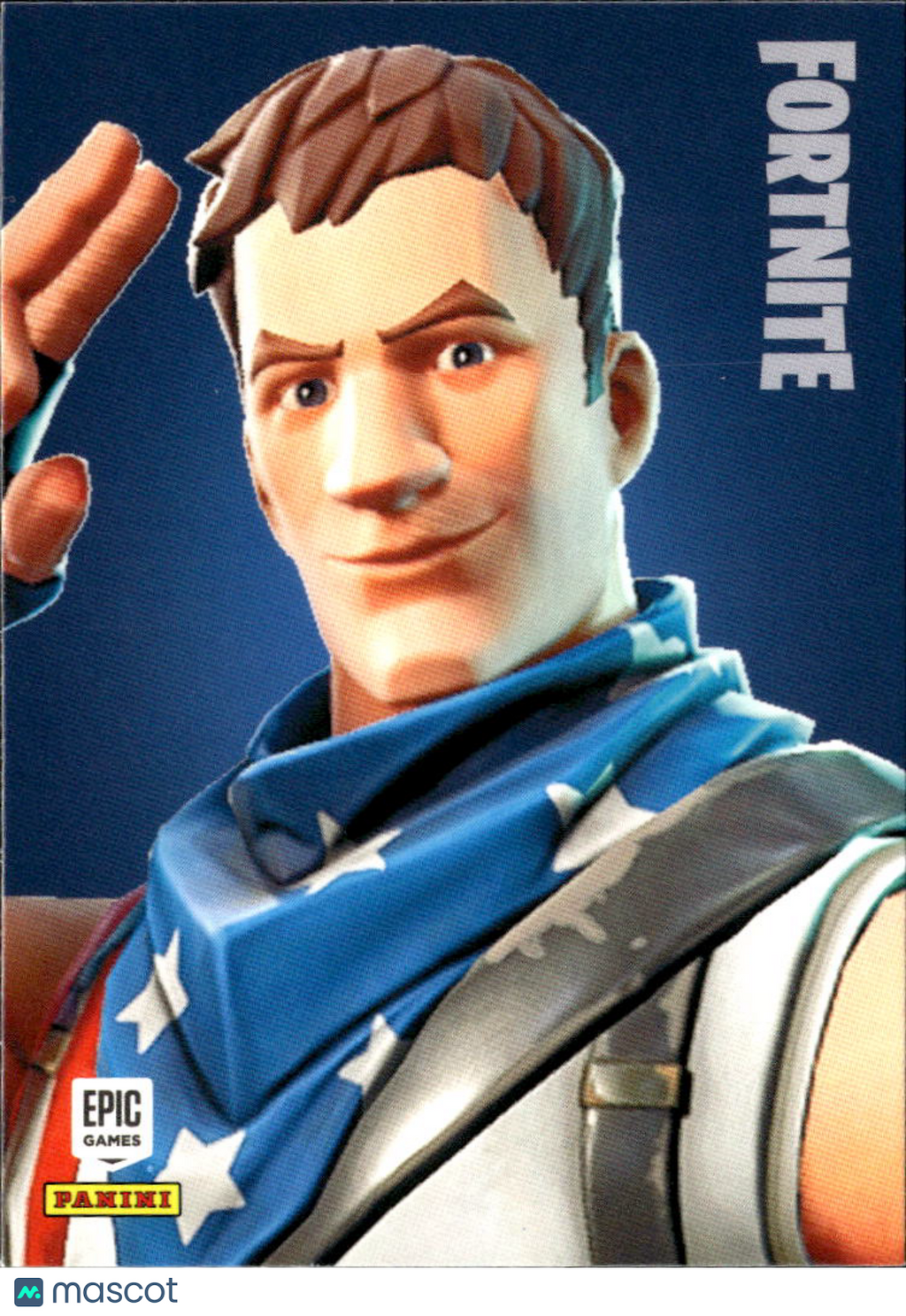 2019 Panini Fortnite #142 Star spangled trooper uncommon outfit