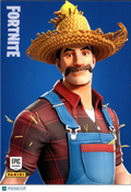 2019 Panini Fortnite Series 1 Uncommon Outfit #118 Hayseed uncommon outfit