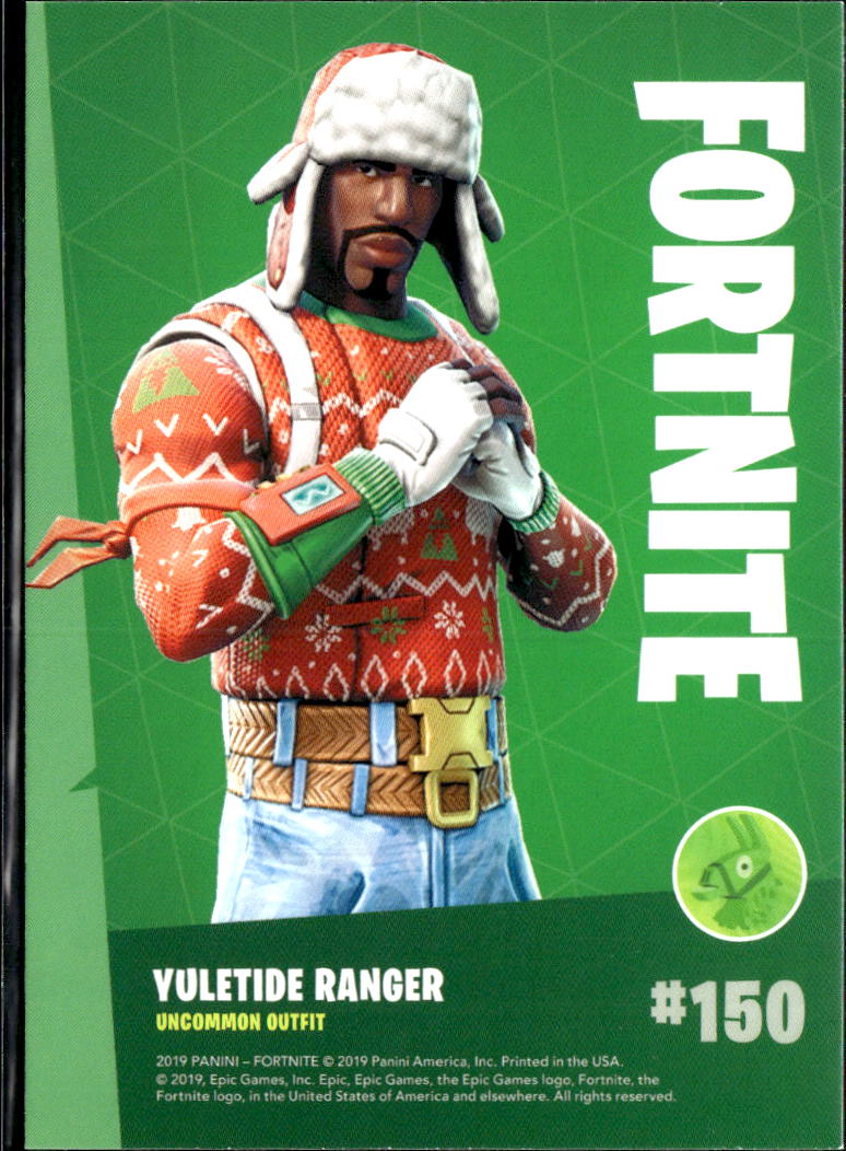 2019 Panini Fortnite Series 1 #150 yuletide ranger uncommon outfit