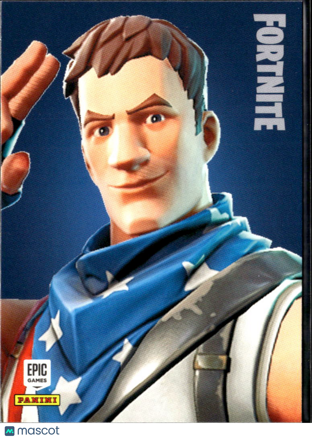 2019 Panini Fortnite #142 Star-spangled trooper uncommon outfit