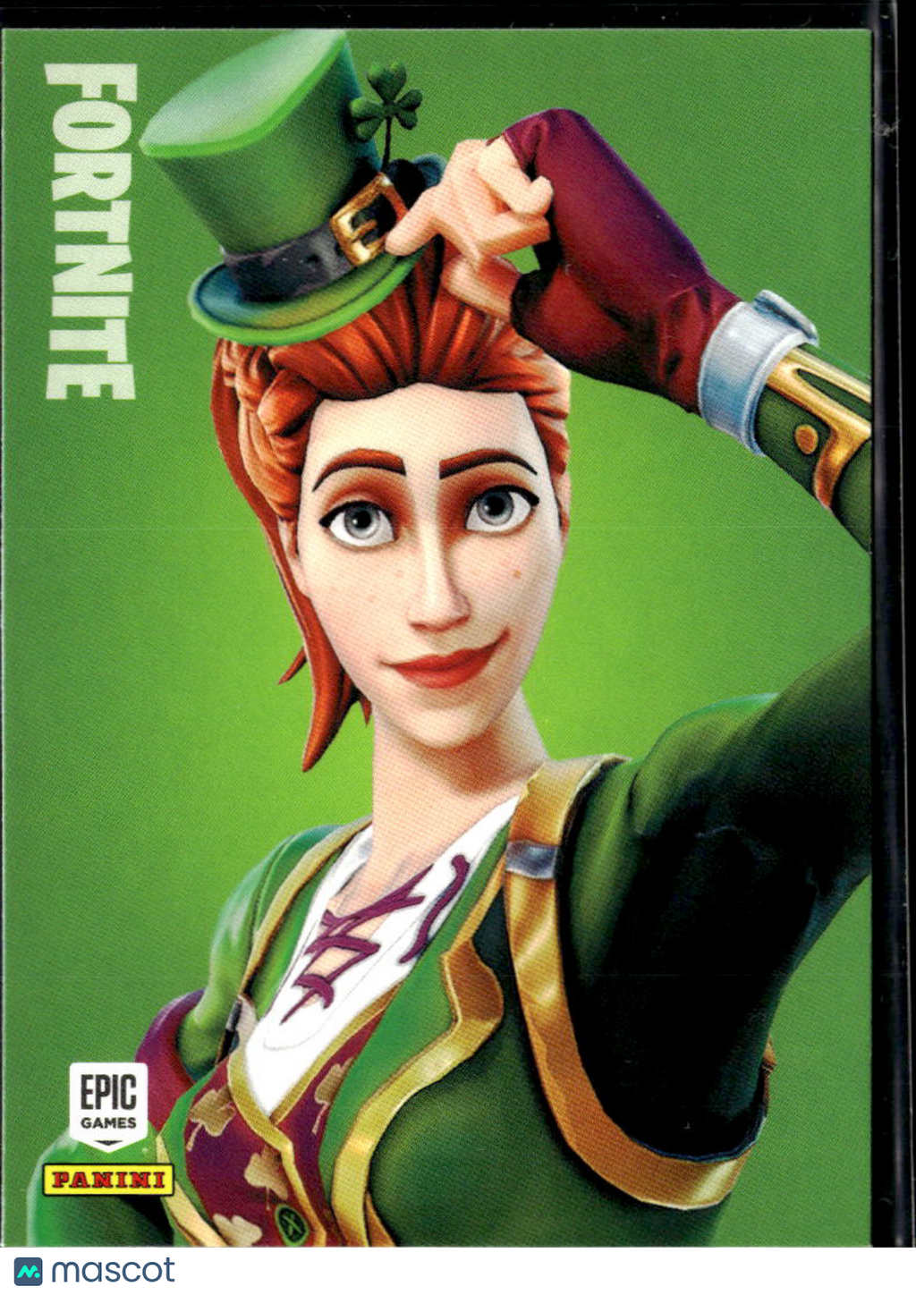 2019 Panini Fortnite #140 Sgt. Green clover uncommon outfit