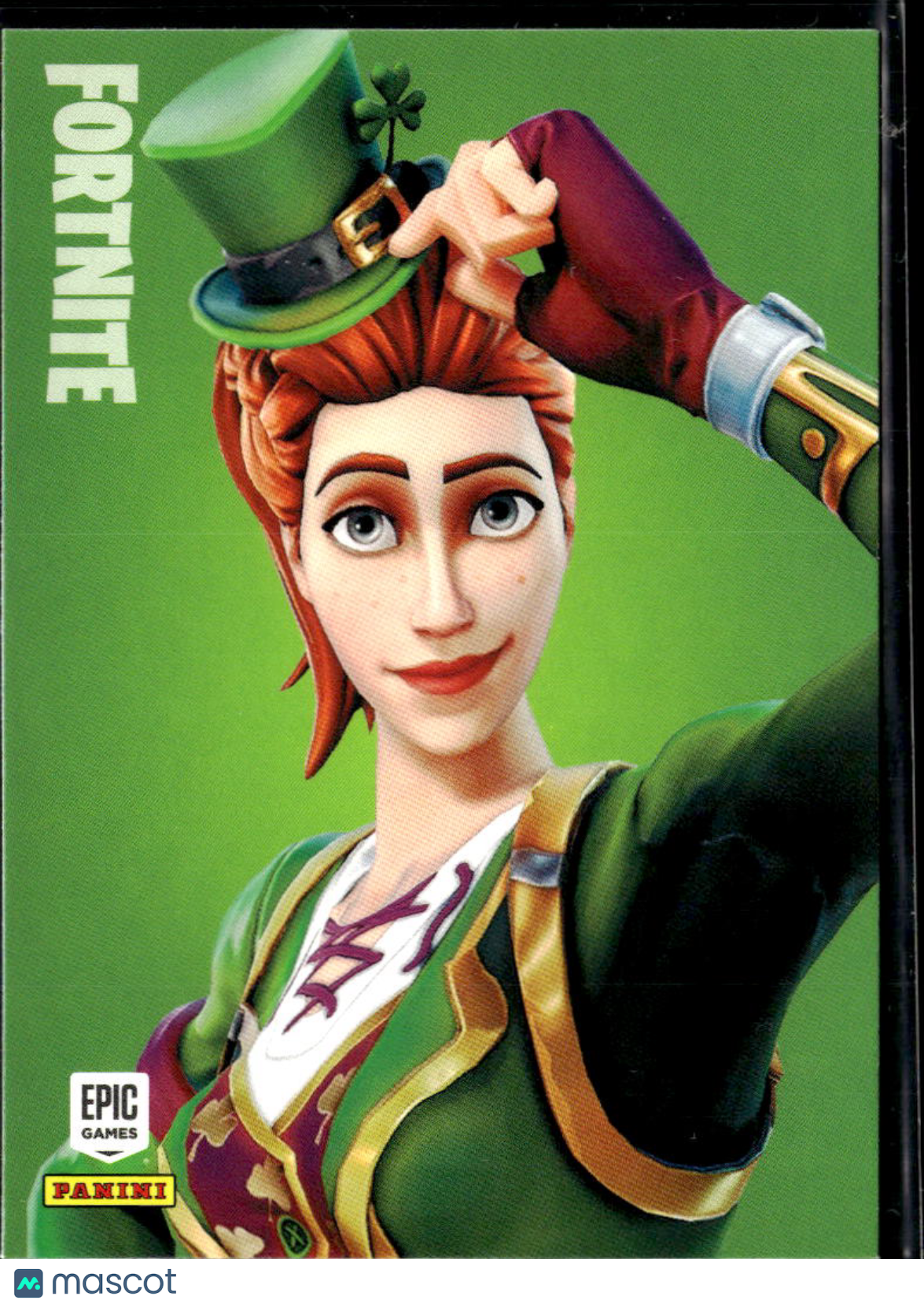 2019 Panini Fortnite #140 Sgt. Green clover uncommon outfit